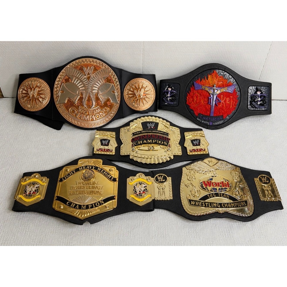 WWE WWF Championship Toy Belt 90s Y2K Cruiserweight Tag Team Undertaker WWF
